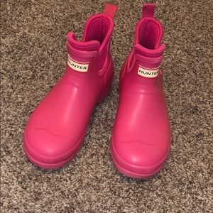 Hunter for Target pink boots 6